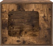 vidaXL Casa pentru pisici Stejar fumuriu 51 x 30 x 42,5 cm