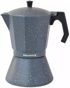 Resigilat: Filtru de cafea cubanez Klausberg KB 7298, 12 cesti, 600 ml, Inductie, Marmura gri