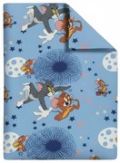 Pilota din bumbac ranforce cu Tom&Jerry Blue pentru pat 2-8 / 2-12 ani - ASC6427968007607