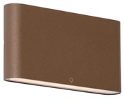 Lampa de perete exterioară modernă maro ruginiu 17,5 cm cu LED inclus IP65 - Batt