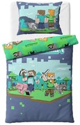 Lenjerie de pat pentru copii Minecraft Up toBattle , 140 x 200 cm, 70 x 90 cm