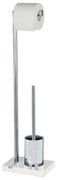 Perie toaletă și suport hârtie igienică Wenko Noble