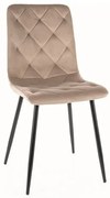 Scaun Jerry velvet bej Blu40