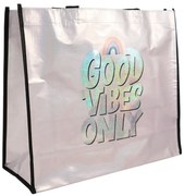 Geanta de cumparaturi SHOP & GO 37 cm - mai multe variante Varianta: Good Vibes Only
