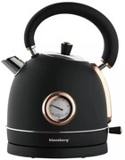 Fierbator de apa model rustic 1.8 l Klausberg KB7905 negru-auriu