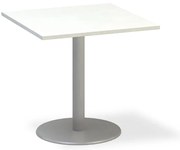 Masa de intalnire ProOffice 80 x 80 cm, alba