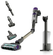 Aspirator vertical Shark IP3251EUT, 380W, 0.7 L, PowerDetect, Brat rabatabil, Autonomie 70 min, Gri/Violet