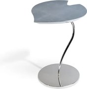 Masuta design LUX cu blat in forma de frunza, LEAF STEEL argintiu 7511942.98