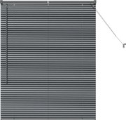 vidaXL Jaluzele venetiene Manual Gri închis 130 x 100 cm Aluminiu