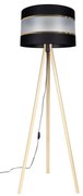 Lampadar CORAL 1xE27/60W/230V bej/negru/auriu