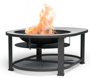 Merano Circolo L, șemineu 3 în 1, cu funcție grill, poate fi folosit ca masă