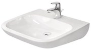 Duravit 23136000002 - Lavoar suspendat D-CODE 60 x 55 cm, ceramică, alb lucios