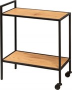 Gheridon, Masuta cu roti design industrial Slim Line 60cm