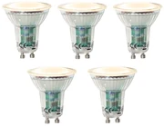 Set de 5 becuri LED GU10 reglabile cu senzor crepuscular 3W 200 lm 2200K