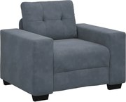 vidaXL Canapea scaun gri închis 100x78x80 cm catifea