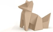 Decoratiune/ Statueta exterior sau interior Origami Kokitsune, mat