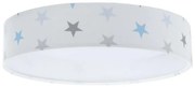 Plafonieră LED GALAXY KIDS LED/24W/230V stele alb/gri/albastru