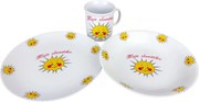 Set de masă pentru copii din 3 piese Thun Soare