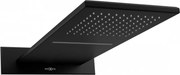 Mexen Waterfall cap de duș slim 50 x 22 cm, negru - 79190-70