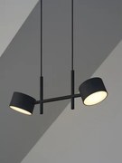 Osram - Lampă suspendată LED dimabilă DECOR KYOTO, 2xLED/10W/230V, negru