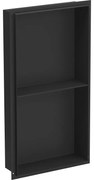 Mexen X-Wall-NR raft incastrat fără flanșă cu poliță 60 x 30 cm, negru - 1971603010S