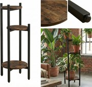 Suport îngust pentru flori STEM pentru 3 flori, Ø 33 x 80,5 cm