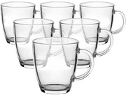 Set de căni din sticlă Florina Herbal, 365 ml, 6buc