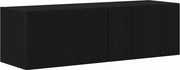 vidaXL Dulap TV de perete Negru 98 x 31 x 29,5 cm Lemn compozit