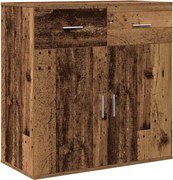 vidaXL Bufet cu sertar Lemn vechi 78 x 38 x 80 cm Lemn compozit