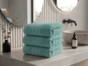 Prosop CLASSIC COLOR 50 x 100 cm petrol, 100% bumbac