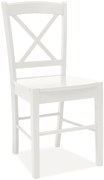 Scaun de sufragerie Dabih (alb). 761422