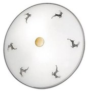 Kolarz 731.U12.4.133 - Plafonieră NONNA 2xE14/60W/230V, Ø 32 cm, gri/alamă