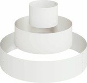 vidaXL Vază pentru Grădină Alb 90 x 90 x 20 cm Oțel laminat la rece