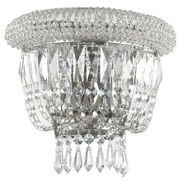 Aplică de cristal Ideal Lux DUBAI 2xE14/28W/230V crom lucios