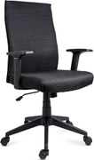 Scaun de birou din material textil OFF 707 negru