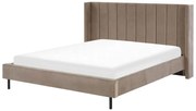 Pat matrimonial 180 cm Vue (gri bej) (cu somieră). 1076449