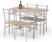 Set de masă FAUST metal/stejar sonoma