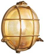 Nordlux POLPERRO - Aplică de exterior 1xE27/12,5W/230V IP64, alamă