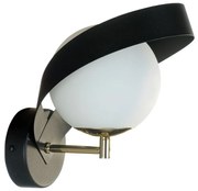 Aplica de perete design modern Nela negru, auriu