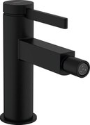 Baterie bideu Hansgrohe Finoris, ventil push-open, negru mat - 76200670