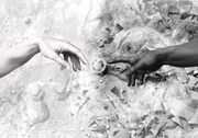 Fototapet - Imitație creării lui Adam (152,5x104 cm)