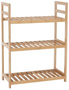 Raft cu 3 polite, bambus natural, FIORE TIP 1