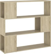 vidaXL Bibliotecă/Separator cameră, stejar sonoma, 100x24x94 cm