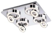 Spot LED TIM 4xLED/2,8W/230V + 4xLED/3,1W Leuchten Direkt 14522-17