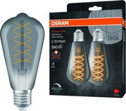 Set de 2 becuri LED dimabili VINTAGE FILAMENT E27/7,8W/230V 1800K - Osram