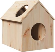 vidaXL Casă pentru pisici 41x50x50 cm din lemn masiv de pin
