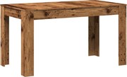 vidaXL Masă de bucătărie, lemn vechi, 140x74,5x76 cm, lemn prelucrat