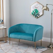 Canapea 2 Locuri HOMCOM cu Spatar si Cotiere, Mobilier Sufragerie si Birou | Aosom Romania
