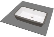 Lavoar ceramica Deante Temisto alb 30x50 cm