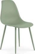 Scaun bucatarie OSAKA plastic, verde deschis